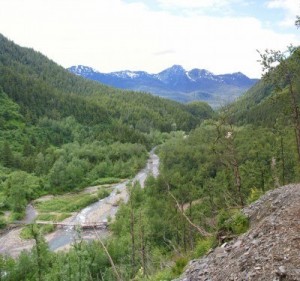 Alaska gold panning