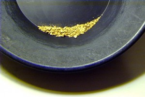 placer gold panning