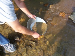 where to find gold panning